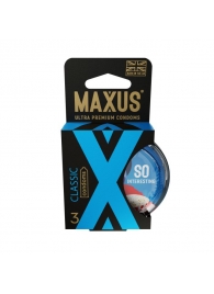 Классические презервативы в пластиковом кейсе MAXUS Classic - 3 шт. - Maxus - купить с доставкой в Новошахтинске