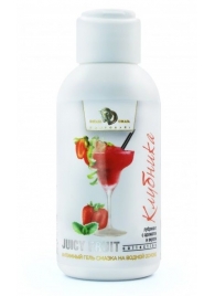 Интимный гель-смазка JUICY FRUIT с ароматом клубники - 100 мл. - БиоМед - купить с доставкой в Новошахтинске