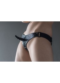 Черные трусики Better с анальной насадкой - 8 см. - Lola Games - купить с доставкой в Новошахтинске