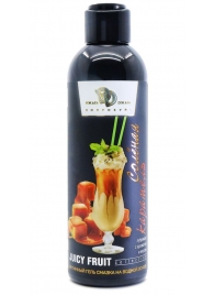 Интимный гель-смазка JUICY FRUIT с ароматом солёной карамели - 200 мл. - БиоМед - купить с доставкой в Новошахтинске