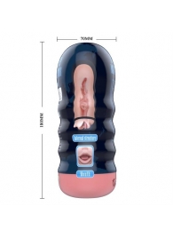 Мастурбатор-ротик Vacuum Cup Masturbator - Baile - в Новошахтинске купить с доставкой