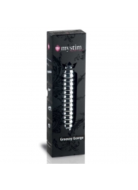 Рельефный фаллос для интенсивного электросекса Groovey George - 20 см. - MyStim - купить с доставкой в Новошахтинске