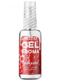 Интимный лубрикант EGZO AROMA с ароматом клубники - 50 мл. - EGZO - купить с доставкой в Новошахтинске