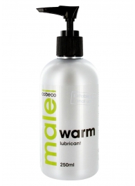 Лубрикант с согревающим эффектом MALE Cobeco Warm Lubricant - 250 мл. - Cobeco - купить с доставкой в Новошахтинске