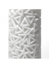Белый 3D мастурбатор PILE - Tenga - в Новошахтинске купить с доставкой
