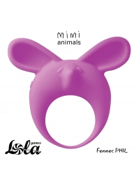 Фиолетовое эрекционное кольцо Fennec Phil - Lola Games - в Новошахтинске купить с доставкой