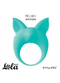 Зеленое эрекционное кольцо Kitten Kyle - Lola Games - в Новошахтинске купить с доставкой