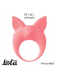Оранжевое эрекционное кольцо Kitten Kyle - Lola Games - в Новошахтинске купить с доставкой