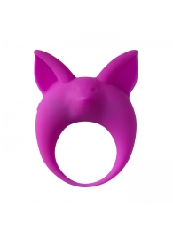 Фиолетовое эрекционное кольцо Kitten Kyle - Lola Games - в Новошахтинске купить с доставкой