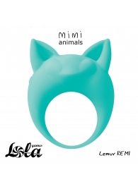 Зеленое эрекционное кольцо Lemur Remi - Lola Games - в Новошахтинске купить с доставкой
