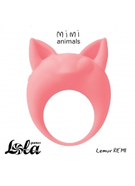 Оранжевое эрекционное кольцо Lemur Remi - Lola Games - в Новошахтинске купить с доставкой