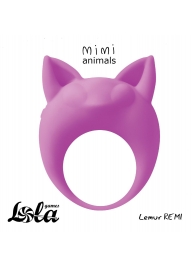 Фиолетовое эрекционное кольцо Lemur Remi - Lola Games - в Новошахтинске купить с доставкой