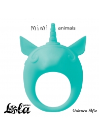 Зеленое эрекционное кольцо Unicorn Alfie - Lola Games - в Новошахтинске купить с доставкой