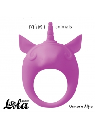 Фиолетовое эрекционное кольцо Unicorn Alfie - Lola Games - в Новошахтинске купить с доставкой