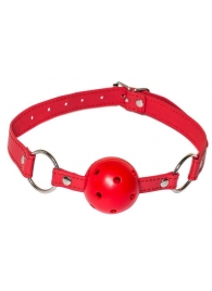 Красный кляп-шарик Firecracker - Lola Games - купить с доставкой в Новошахтинске