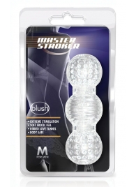Прозрачный фигурный мастурбатор Master Stroker - Blush Novelties - в Новошахтинске купить с доставкой