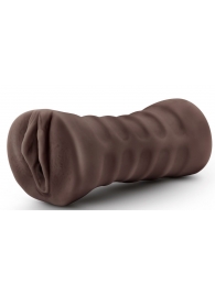 Коричневый мастурбатор-вагина Hot Chocolate Brianna - Blush Novelties - в Новошахтинске купить с доставкой
