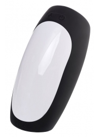 Черно-белый перезаряжаемый мастурбатор Erotist Hailstorm - Erotist Adult Toys - в Новошахтинске купить с доставкой