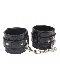 Черные наручники Surrender Wrist Restraints - Chisa - купить с доставкой в Новошахтинске
