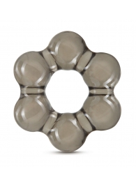 Дымчатое эрекционное кольцо Stay Hard Thick Bead Cock Ring - Blush Novelties - в Новошахтинске купить с доставкой