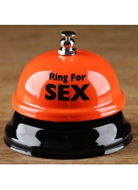 Настольный звонок RING FOR SEX - Сима-Ленд - купить с доставкой в Новошахтинске