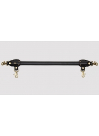 Черная распорка для ног Bound to You Faux Leather Spreader Bar - 50,8 см. - Fifty Shades of Grey - купить с доставкой в Новошахтинске