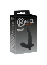 Черный вибромассажер простаты Naughty Finger Prostate Vibe - 13,8 см. - Orion - в Новошахтинске купить с доставкой