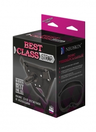 Черный пояс для насадок BEST CLASS STRAP - LOVETOY (А-Полимер) - купить с доставкой в Новошахтинске