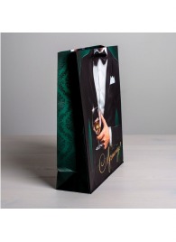 Бумажный пакет «Лучшему!» - 23 х 27 см. - Сима-Ленд - купить с доставкой в Новошахтинске