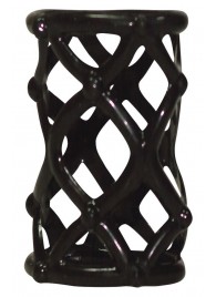 Чёрная насадка-сетка на пенис Orgasmus Wunder - Orion - в Новошахтинске купить с доставкой