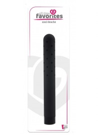 Черная насадка для анального душа ANAL DOUCHE - 15 см. - Dream Toys - купить с доставкой в Новошахтинске