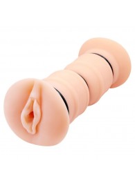 Телесный вибромастурбатор-вагина Michelle - Baile - в Новошахтинске купить с доставкой