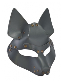 Серая маска Wolf с клепками - Sitabella - купить с доставкой в Новошахтинске