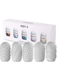 Набор из 5 мастурбаторов Hedy X5 Mixed - Svakom - в Новошахтинске купить с доставкой