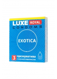 Текстурированные презервативы LUXE Royal Exotica - 3 шт. - Luxe - купить с доставкой в Новошахтинске