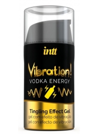 Жидкий интимный гель с эффектом вибрации Vibration! Vodka Energy - 15 мл. - INTT - купить с доставкой в Новошахтинске
