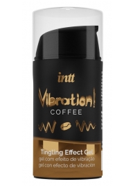 Жидкий интимный гель с эффектом вибрации Vibration! Coffee - 15 мл. - INTT - купить с доставкой в Новошахтинске