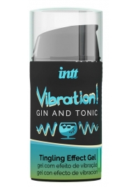 Жидкий интимный гель с эффектом вибрации Vibration! Gin   Tonic - 15 мл. - INTT - купить с доставкой в Новошахтинске