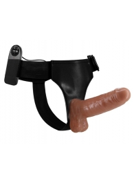 Страпон на трусиках с вибрацией Ultra Passionate Harness - 16 см. - Baile - купить с доставкой в Новошахтинске