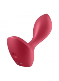 Красный вибромассажёр простаты Satisfyer Backdoor Lover - 14 см. - Satisfyer - в Новошахтинске купить с доставкой