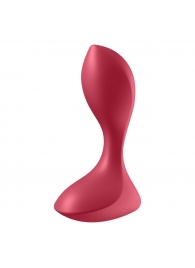 Красный вибромассажёр простаты Satisfyer Backdoor Lover - 14 см. - Satisfyer - в Новошахтинске купить с доставкой