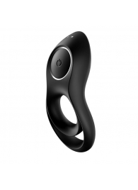 Черное эрекционное виброкольцо Legendary Duo - Satisfyer - в Новошахтинске купить с доставкой
