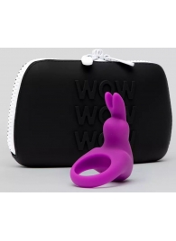 Фиолетовое эрекционное виброкольцо Happy Rabbit Cock Ring Kit - Happy Rabbit - в Новошахтинске купить с доставкой