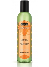 Массажное масло Naturals Tropical Mango с ароматом манго - 236 мл. - Kama Sutra - купить с доставкой в Новошахтинске