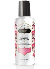 Гель-лубрикант на водной основе Divine Nectars Strawberry Dream с ароматом клубники - 150 мл. - Kama Sutra - купить с доставкой в Новошахтинске