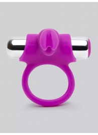 Лиловое виброкольцо с пультом ДУ Remote Control Cock Ring - Happy Rabbit - в Новошахтинске купить с доставкой