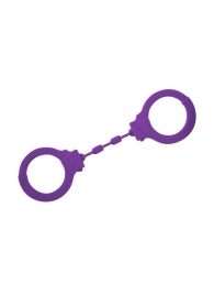 Фиолетовые силиконовые поножи Limitation - Lola Games - купить с доставкой в Новошахтинске