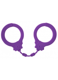 Фиолетовые силиконовые поножи Limitation - Lola Games - купить с доставкой в Новошахтинске