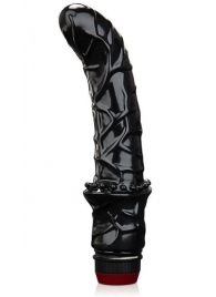 Черный вибромассажер простаты 6  Premium Prostate Massager - BlueLine - в Новошахтинске купить с доставкой
