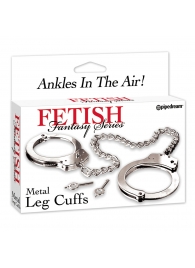 Металлические наручники Metal Leg Cuffs - Pipedream - купить с доставкой в Новошахтинске